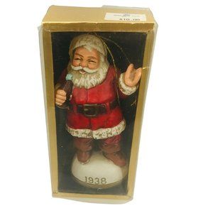 Vintage Christmas Reproductions Memories Of Santa Ornament 1938 Preowned In Box
